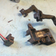 Old crank sensor disassembled, new one ready to swap in